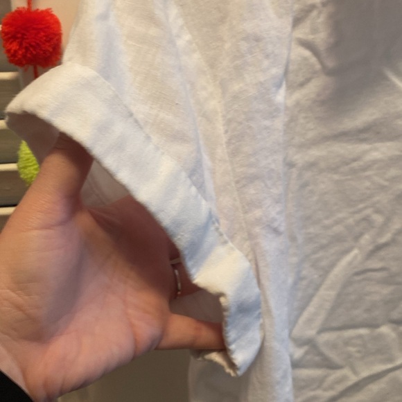 Caslon White Short Sleeve Button-Up Shirt - Picture 4 of 6